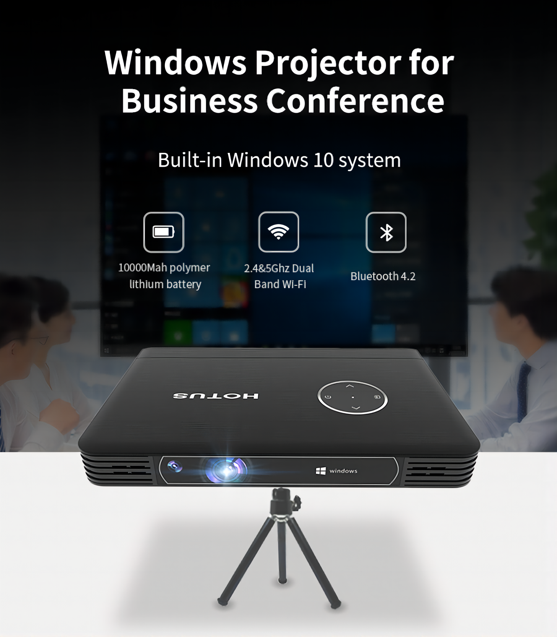 Wise Projector H2 Tragbarer Business-Projektor Testbericht(图2)